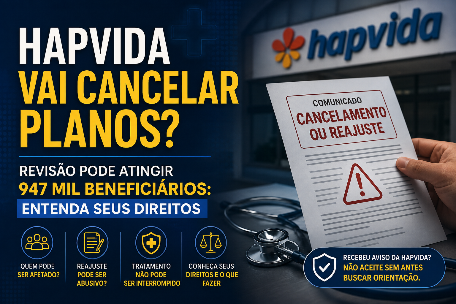 Se você tem HAPVIDA preste atenção nessa matéria